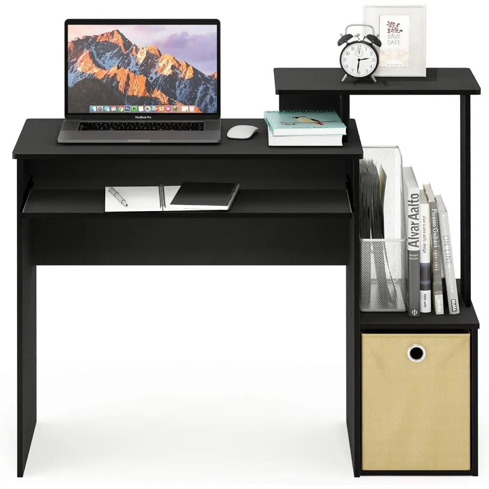 Room Desk to Study Black/Brown Econ Multipurpose Home Office Computer Writing Desk Furniture Table Pliante Desks Reading Gaming - Image 3